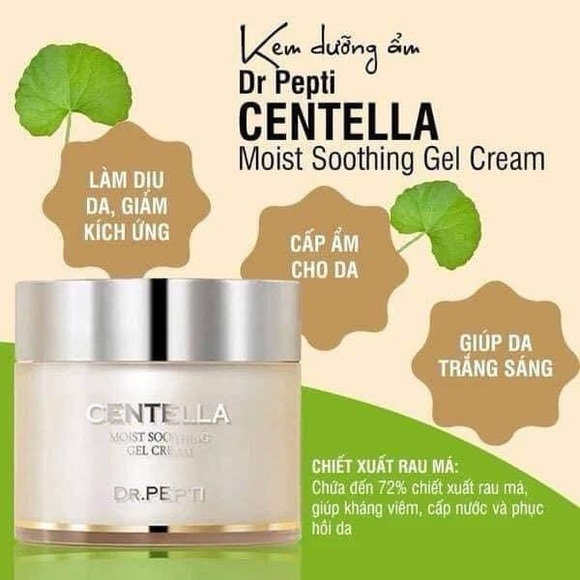Dr Peptide Skincare Drpepti Centella Moist Soothing Gel Cream 7ml 236 Fl Oznewest Version